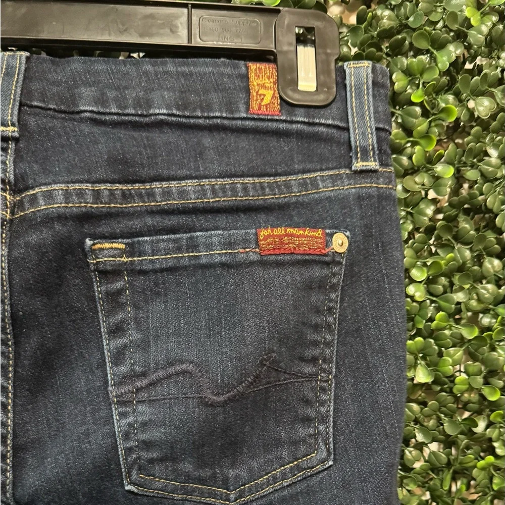 MADEWELL 7 KIMMIE CROP JEANS IN DARK RINSE INDIGO - Picture 9 of 12